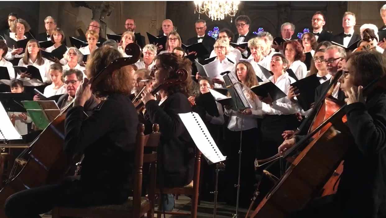 Les Baladins d'Amaury en concert avec un ensemble instrumental