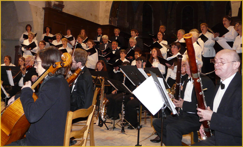 Les Baladins en concert à Méré en 2008